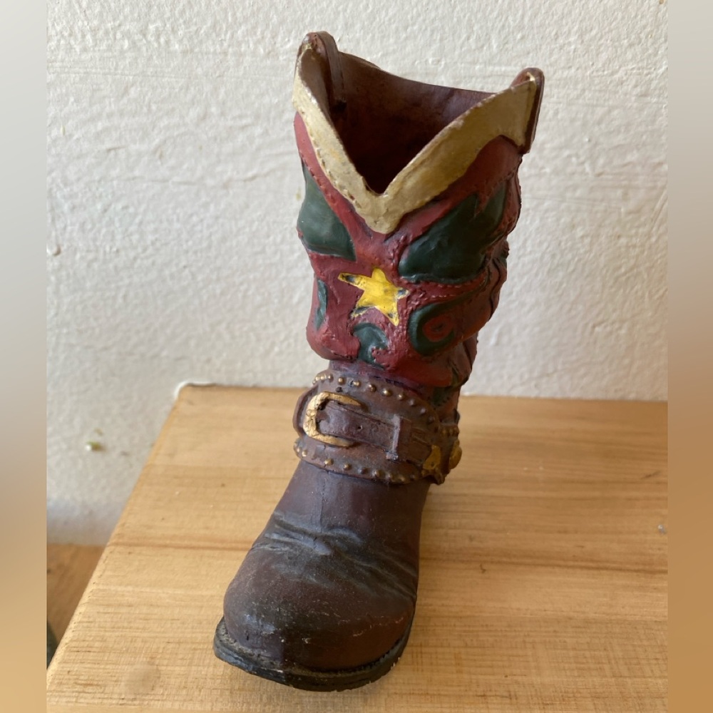 Cowboy Boot Wall Hook/Tiny Planter